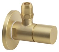 SAPHO Kutni ventil s maticom okrugli 1/2"x3/8", mat zlato